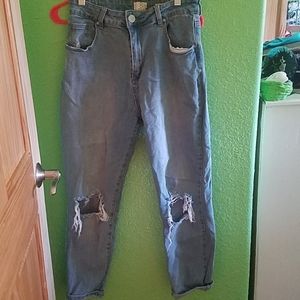 Cotton on ripped mom jeans
